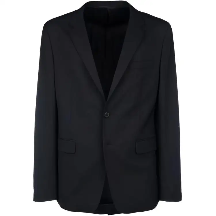 PRADA Business Suits Men's Black Lapel Moderate Other