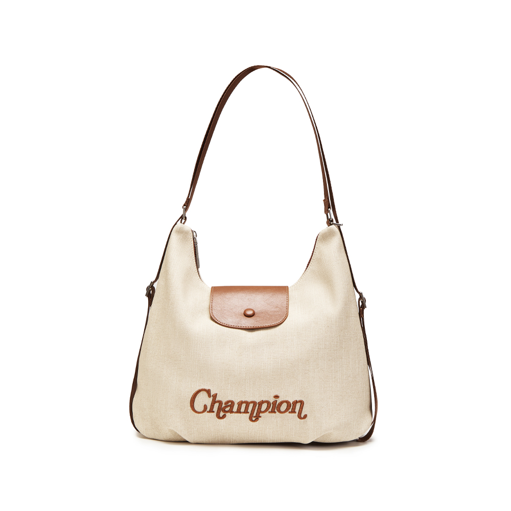 Сумка Champion Bangs Flip Shoulder SS26 (сине-коричневая)