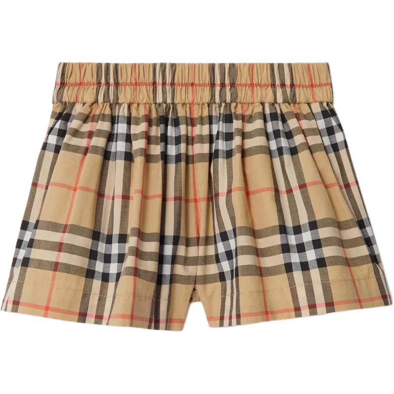 Шорты Burberry клетка (бежевые)