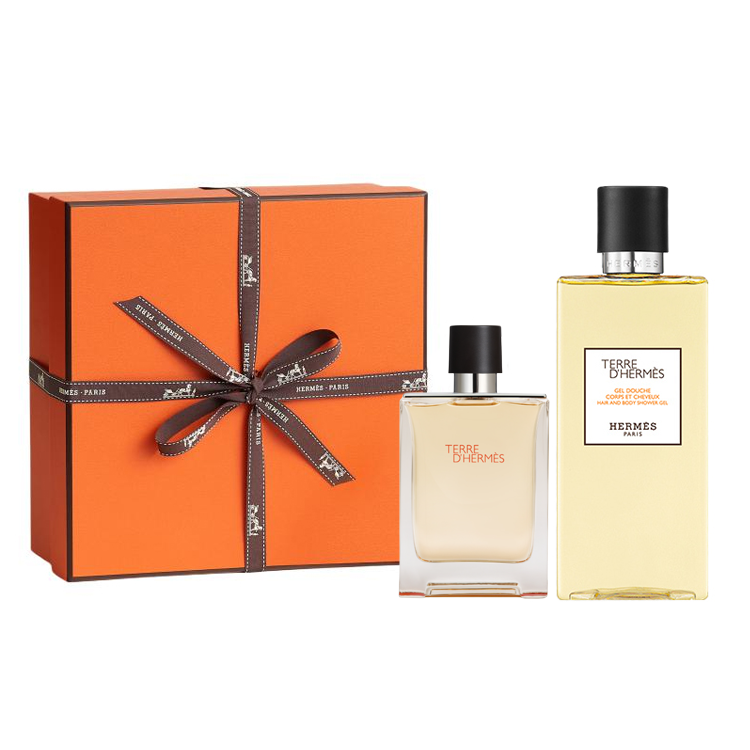 HERMES Earthy Shower Fragrance Sets Woody Eau De Toilette 50ml+200ml/50ml+100ml