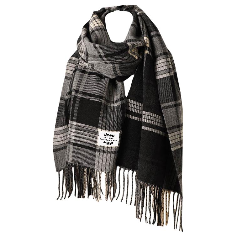 Шарф Jeep Plaid Tassel (разноцветный в клетку)