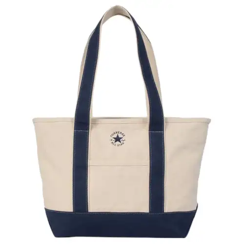 Converse Cotton Shoulder Bag Unisex Marine Blue