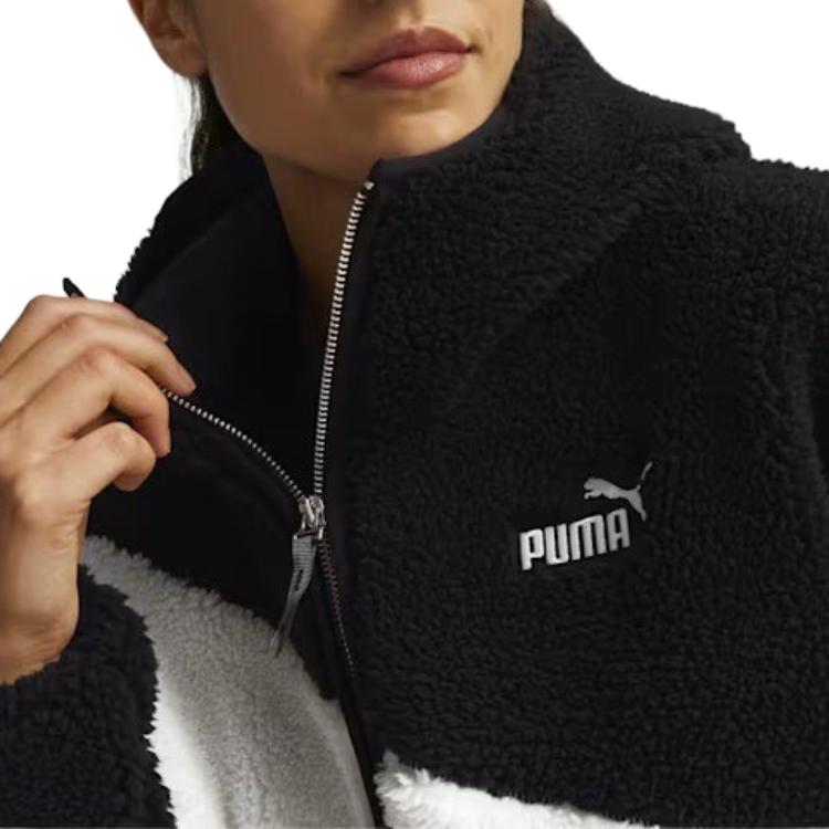 Женская куртка PUMA (черно-белая) — фото 5
