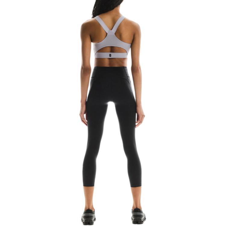 On logo-print performance leggings