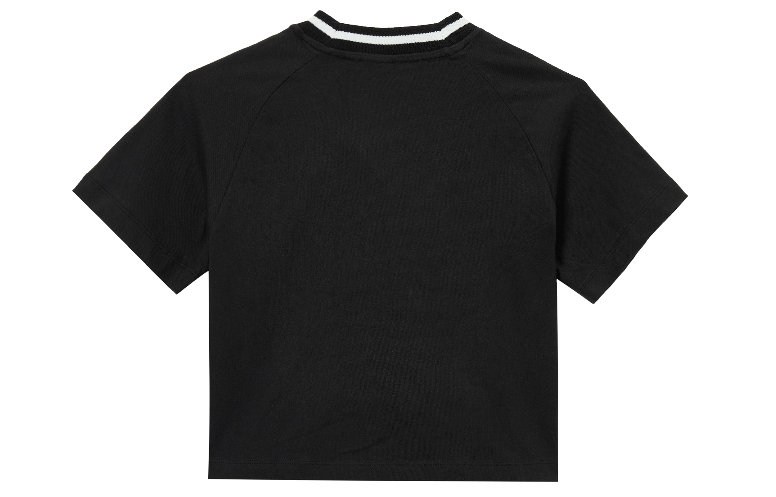 Женские футболка adidas originals Cropped Tee Logo (черная) — фото 2