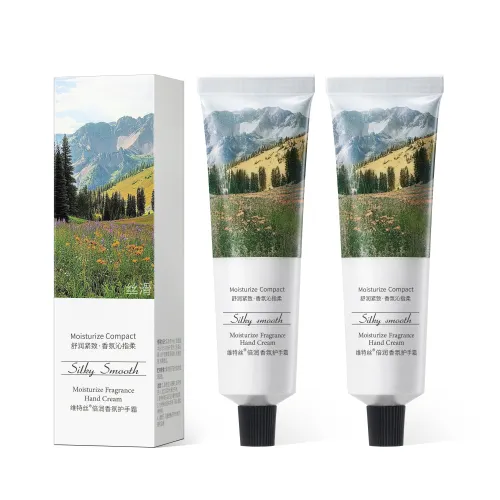 Moisturizing perfume, revitalizing waterproof whitening refreshing hand cream for hands strongly flavoured, against cracks, long-term effect, 60g, 60g