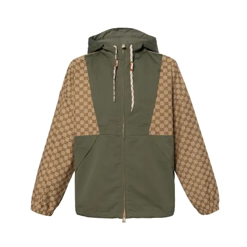 Gucci Gg canvas hooded jacket