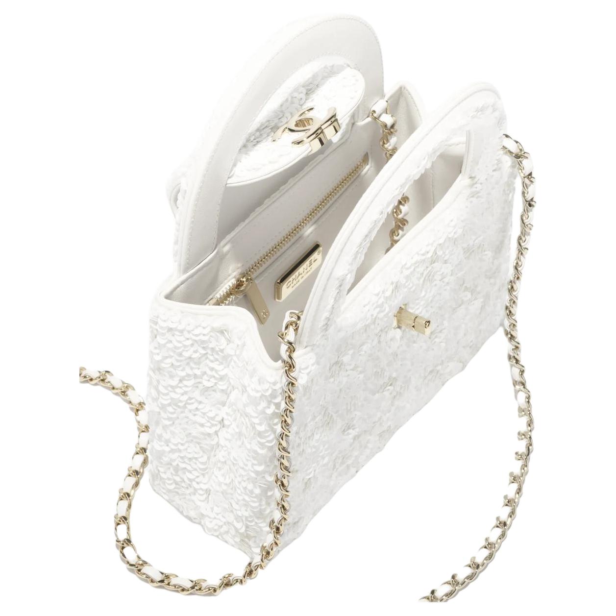 Женская сумка Chanel Kelly Mini (белая) — фото 3