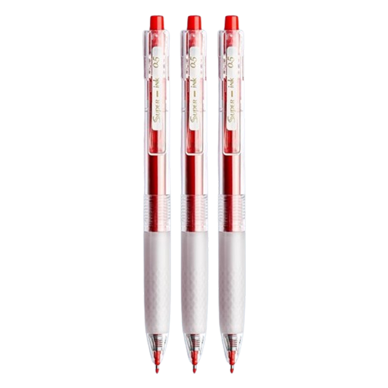 Morning light M&G red pen red press student special teacher correction homework correction st pen practical push-type quick-drying smooth large capacity 0.5 gel pen