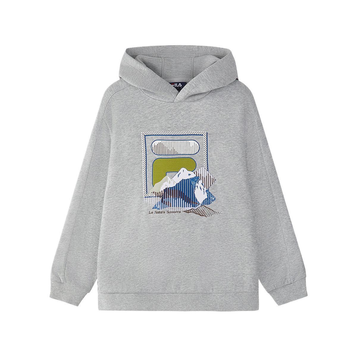 Худи Fila Kids White Line (серое)