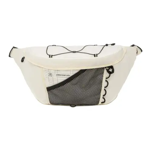 Li Ning CF Polyamide One Shoulder Crossbody Fanny Pack Regular Unisex Ivory