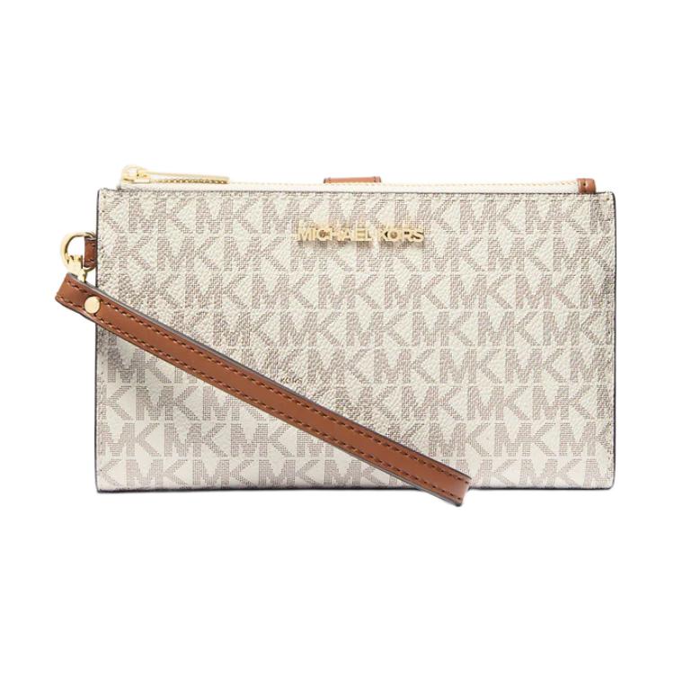 Женский кошелек MICHAEL KORS Jet Set Travel (ванильно-белый)