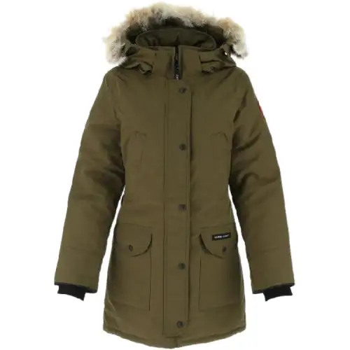 Canada Goose Down Jacket Parka Coat, Winter Women's Army Green