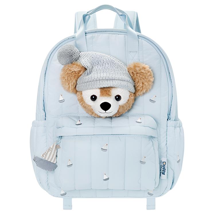 Disney Disney Duffy and Friends Little Friends Series Polyamide Fiber Backpack Unisex Couple Style Blue