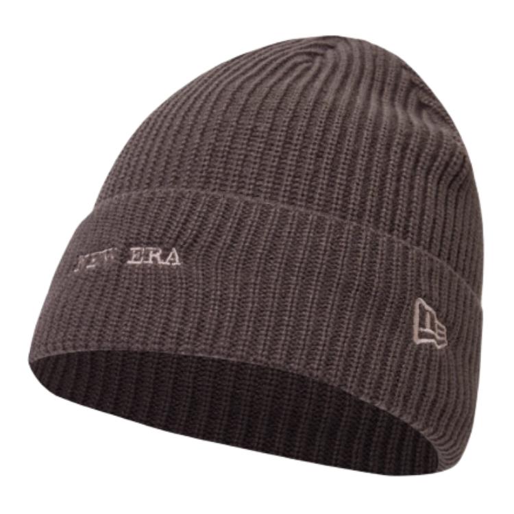 Шапка New Era Beanie (коричневая)