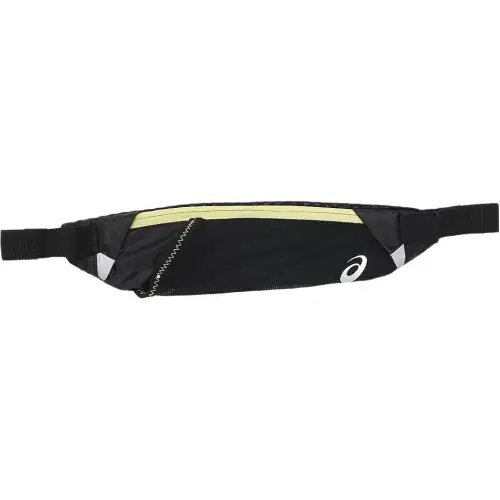ASICS Fanny Packs Color Block Black & Glow Yellow Unisex