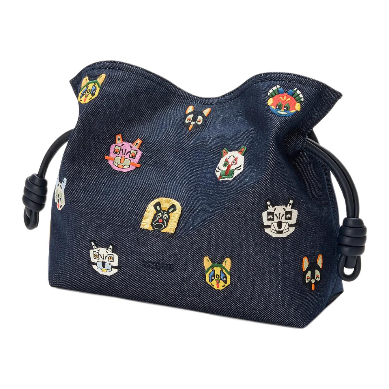 Женская сумка LOEWE (синяя) — фото 3