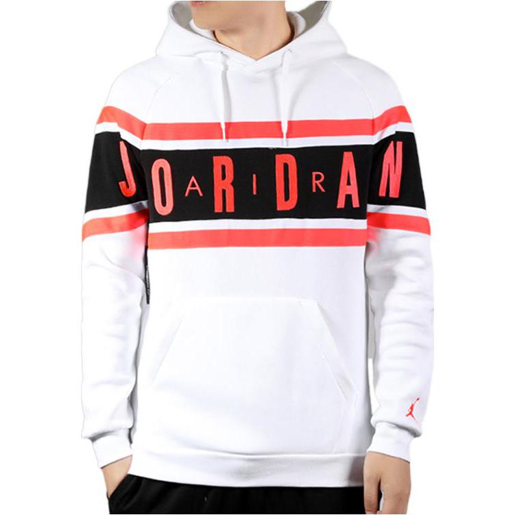 Мужское худи Jordan Air logo (белое) — фото 3