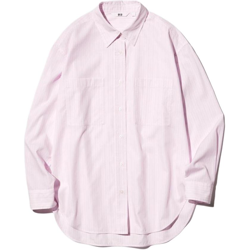 Женская рубашка UNIQLO Loose Fit (белая)