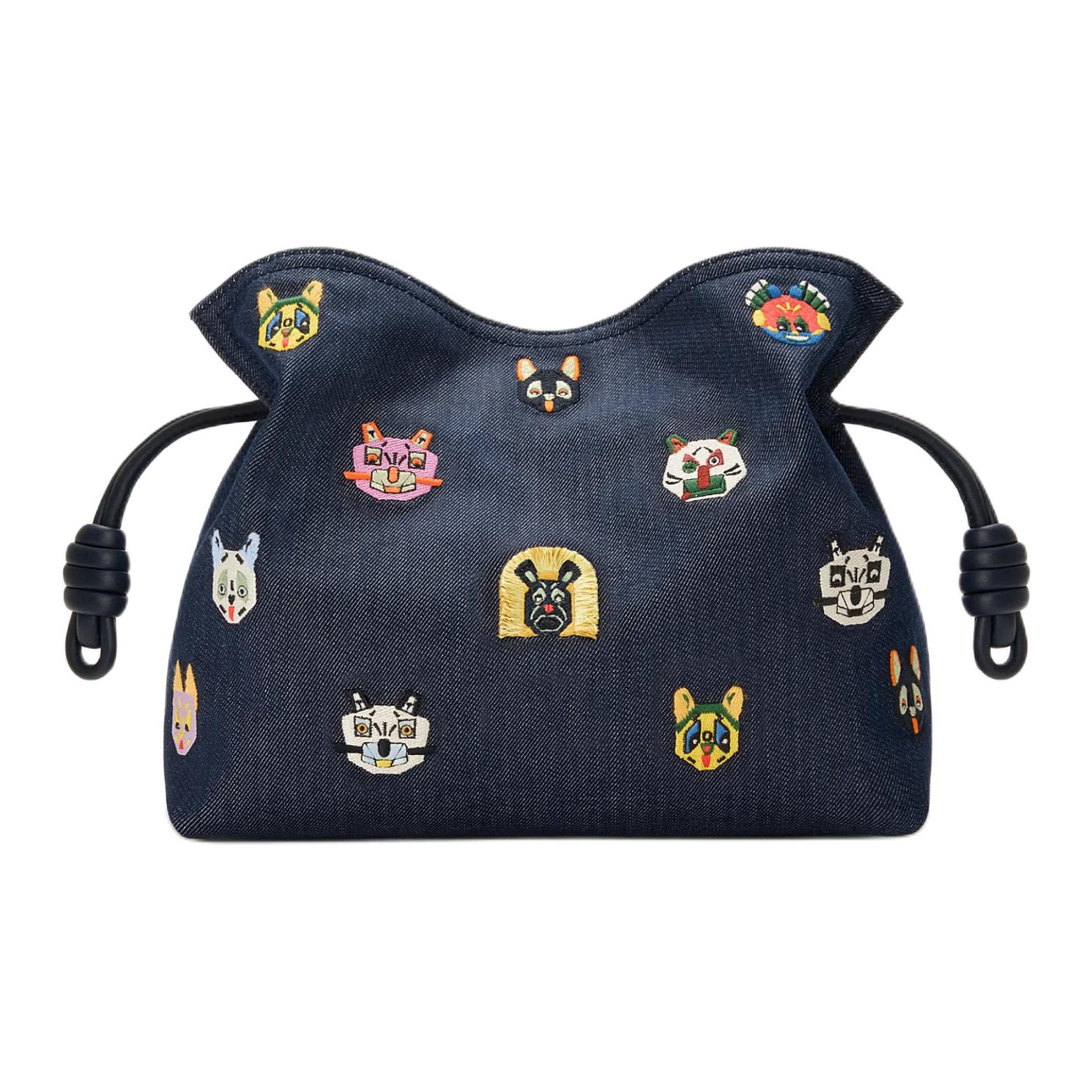 Женская сумка LOEWE (синяя) — фото 5