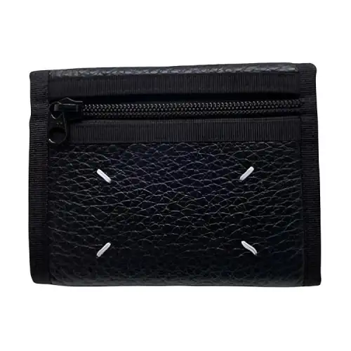 Maison Margiela Replica Nylon With Leather Wallet Unisex Black