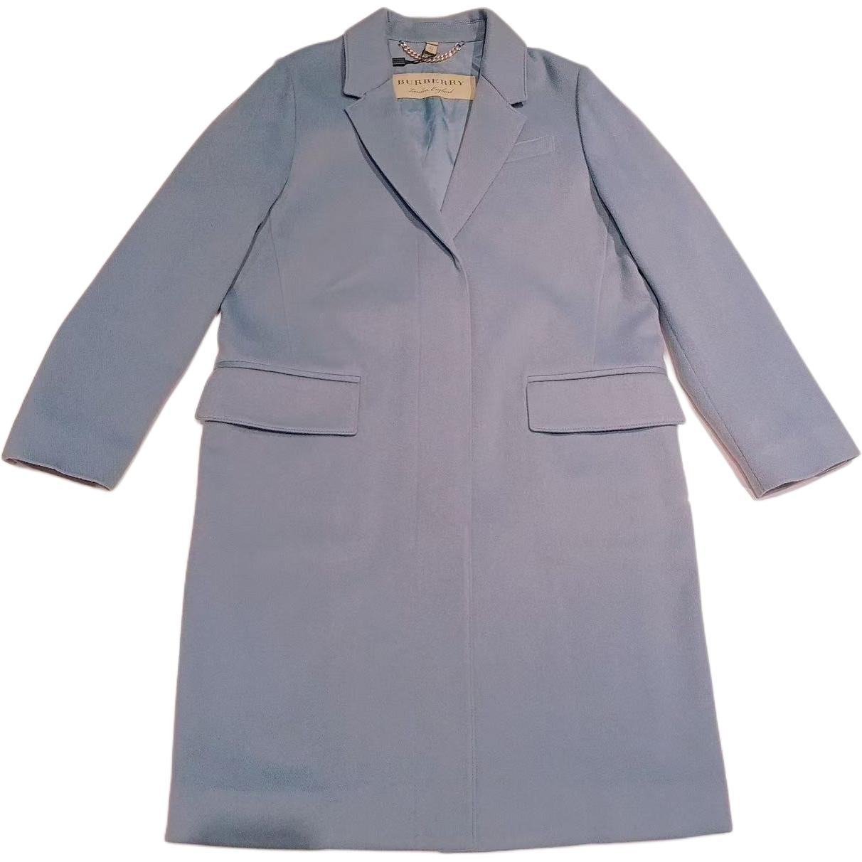 Женское пальто Burberry Single-Breasted Wool (черное)