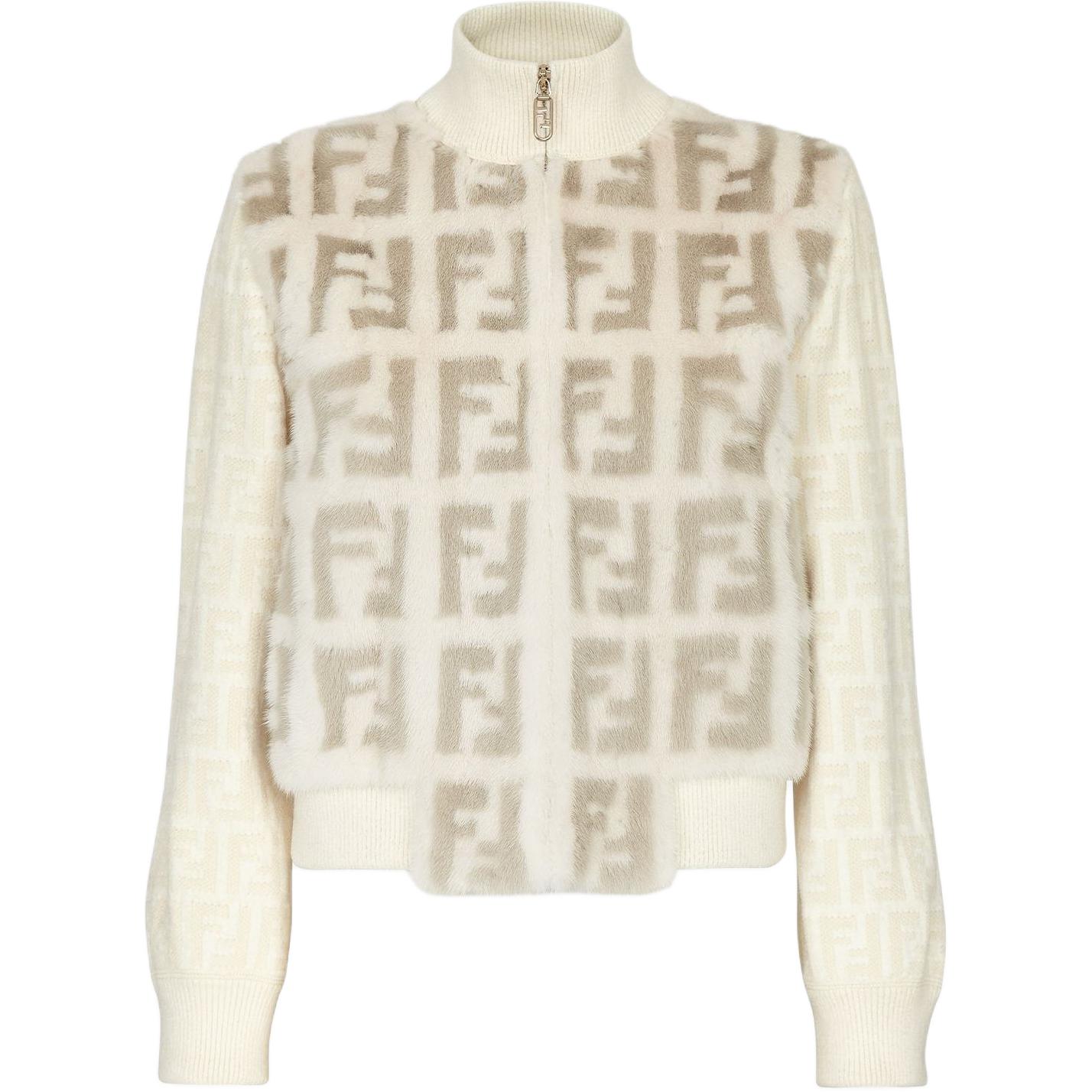 Женская куртка Fendi (белая)