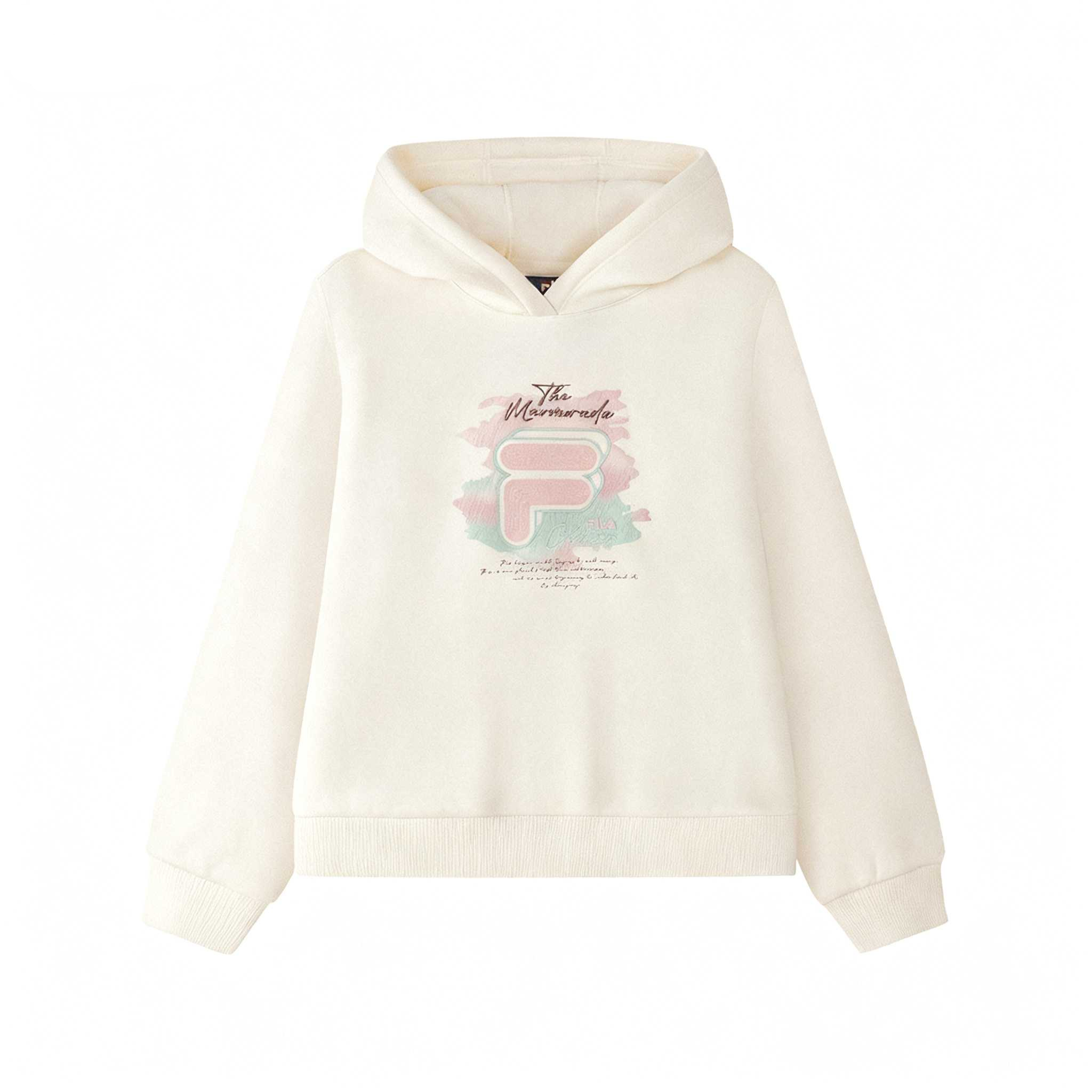 Женское худи Fila FILA KIDS WHITE LINE (белое)