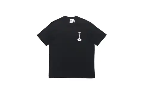 Adidas Originals Trefoil T Shirt Men's Black White