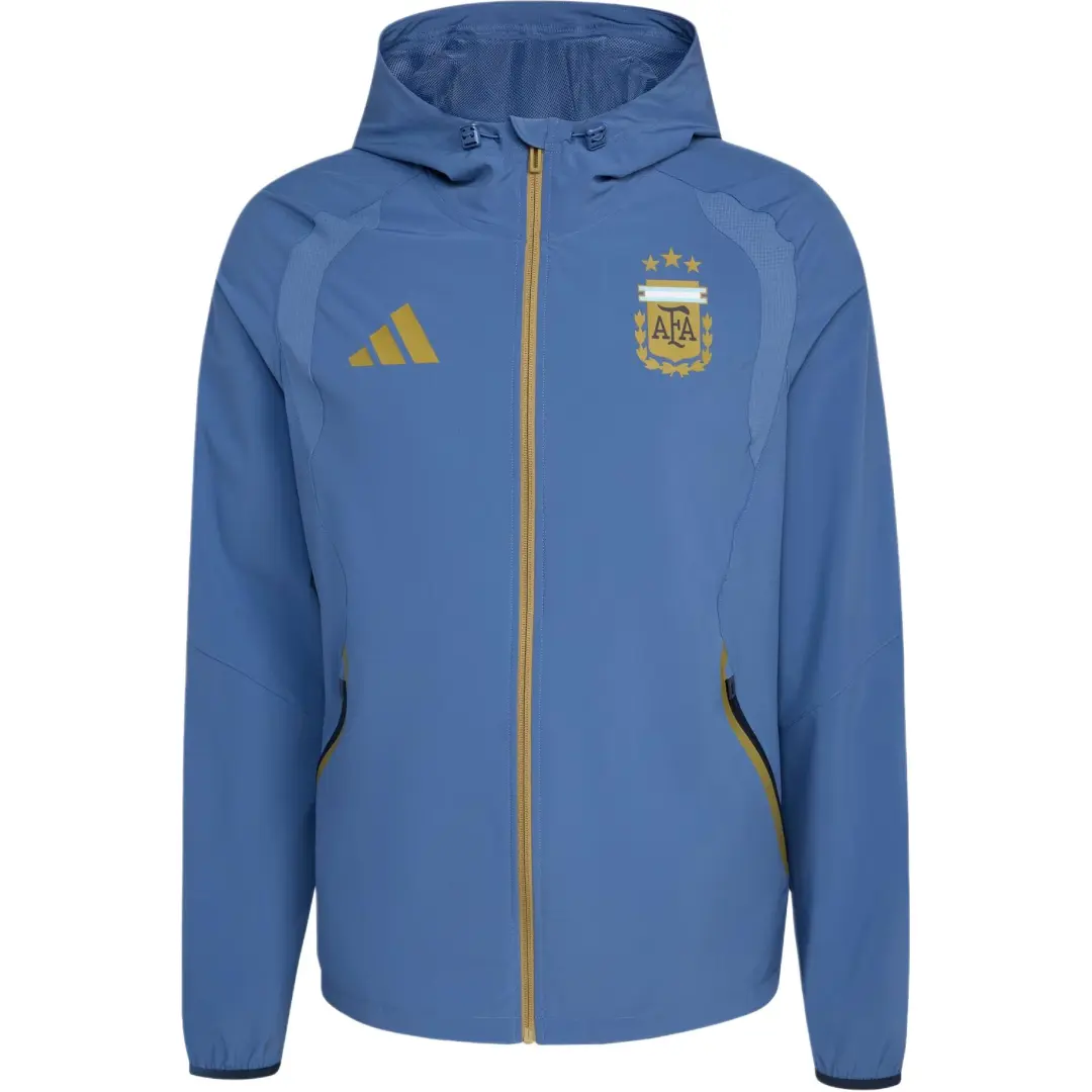 Adidas Free Shipping With AdiClub Argentina Tiro Travel Full Zip Windbreaker