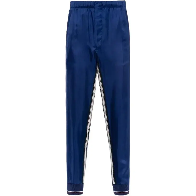 PRADA Casual Pants Men's Marine Blue Moderate Cuffed Pants
