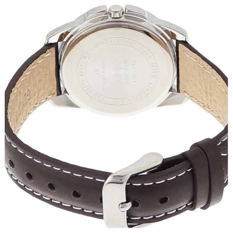 Мужские часы Casio Standard Leather (коричневые) — фото 4