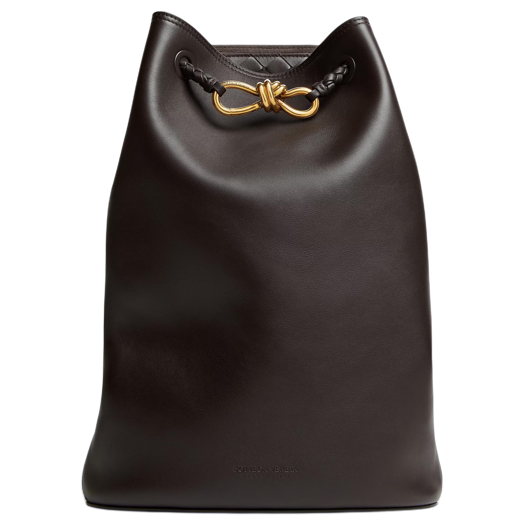 Женский рюкзак Bottega Veneta Andiamo (коричневый)