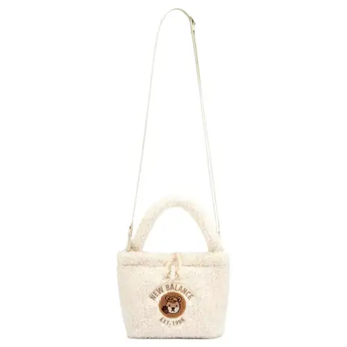 New Balance Fabric Shoulder Bag, Crossbody Bag, Handbag Women's White