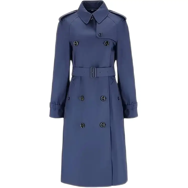 Burberry Trench Coat Men's Marine Blue