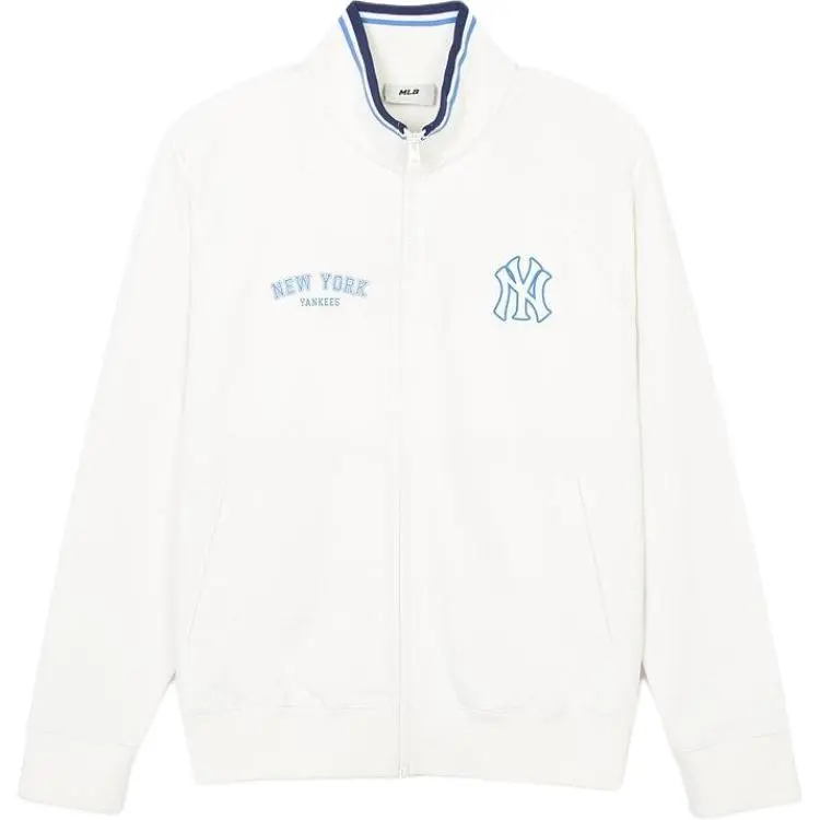 MLB SS24 New York Yankees Jackets & Coats Unisex Cream
