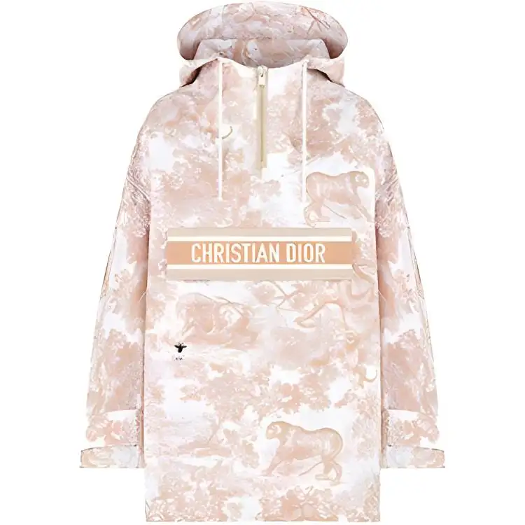 DIOR Quarterly New Products Jackets Women's Pink Hooded Thickened Other