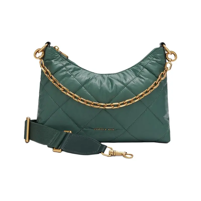 CHARLES&KEITH Polyurethane Fabric Hobo Bag Shoulder Bag Women's Multicolor