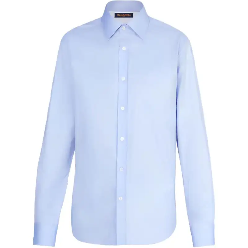 LOUIS VUITTON New Quarterly Products Of LV Shirts Men's Blue Polo Collar Moderate Other