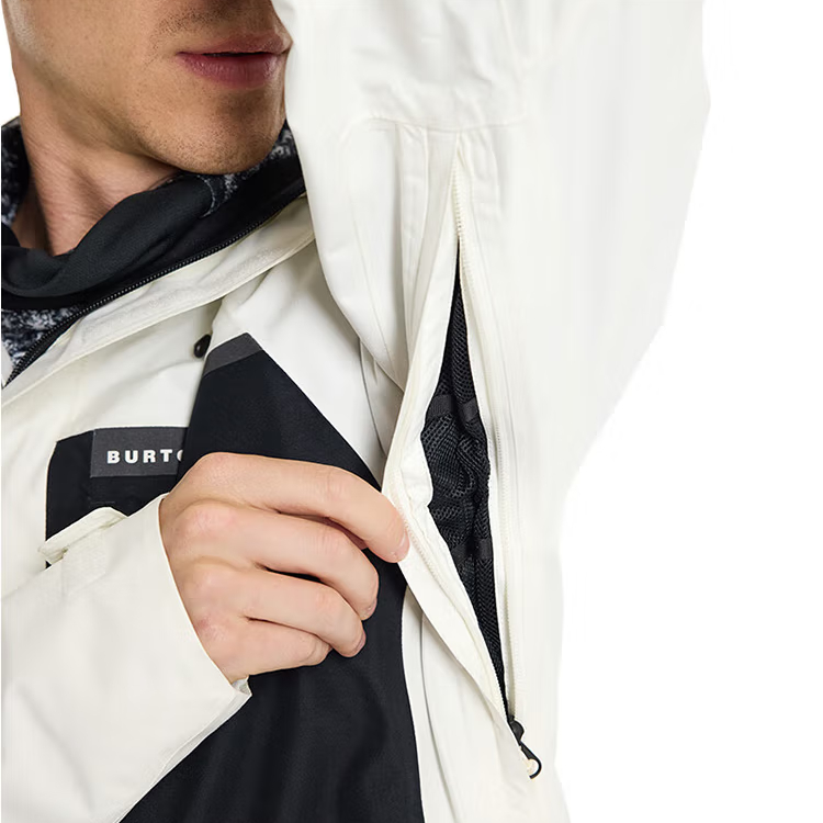 BURTON POWLINE GORE TEX 2L Ski Top Men’s White