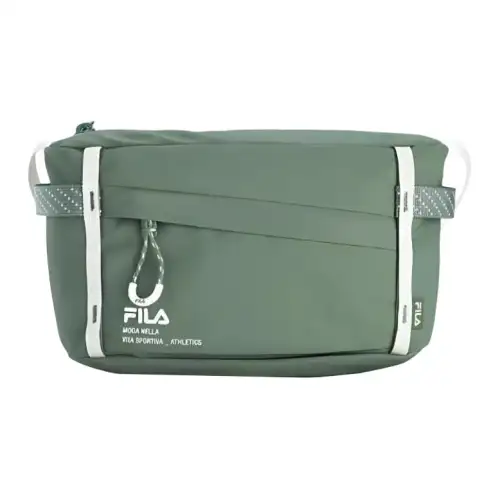FILA Fabric Crossbody Bags Unisex Green/Yellow/Pink