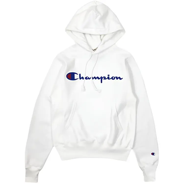 Champion Sweatshirt US Version Unisex White