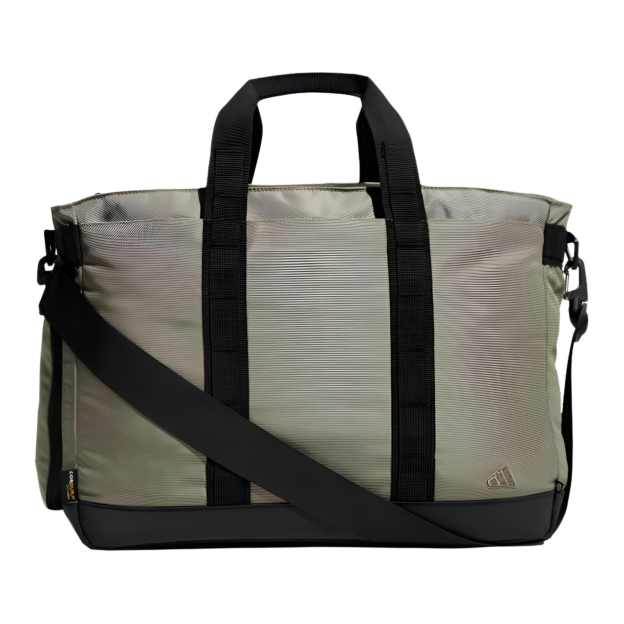 Adidas Recycled Material Gym Bag Large Men's Pebble Silver Gray