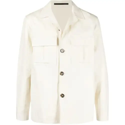 Loro Piana Jackets Men's White Lapel Moderate Other
