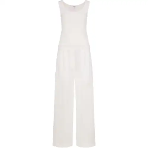 LOEWE Jumpsuits Women's White Moderate Jumpsuit