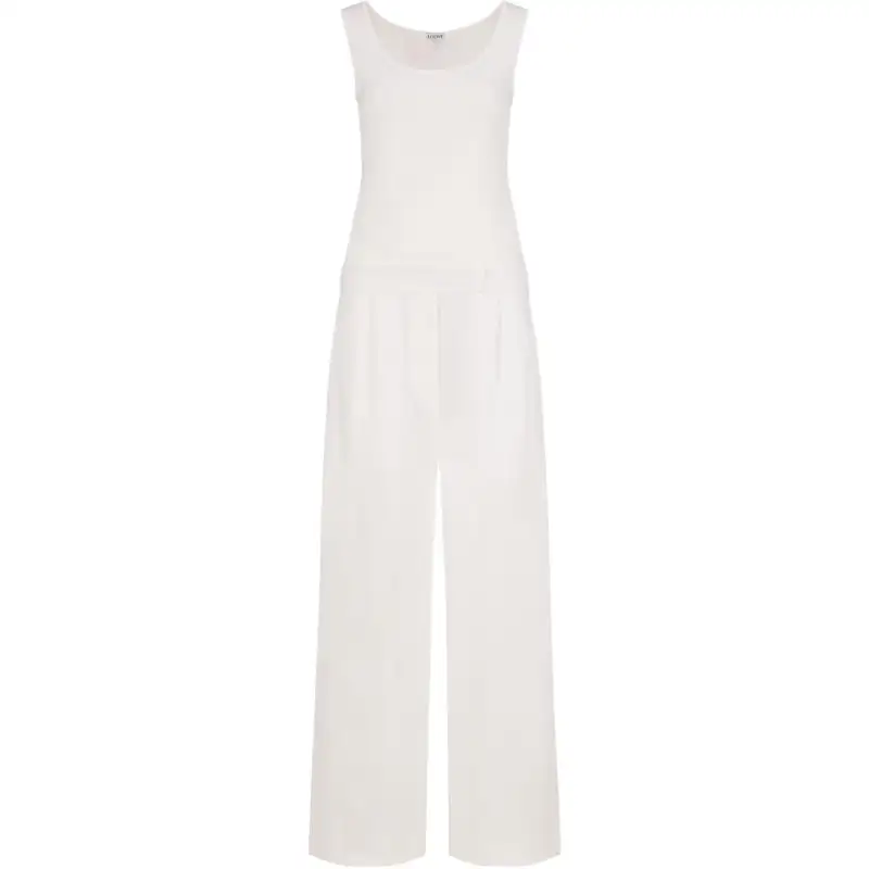 LOEWE Jumpsuits Women's White Moderate Jumpsuit