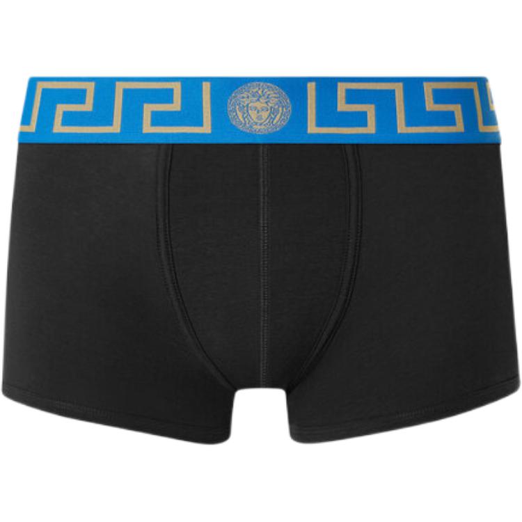 Мужские трусы-боксеры Versace Greca (черные)