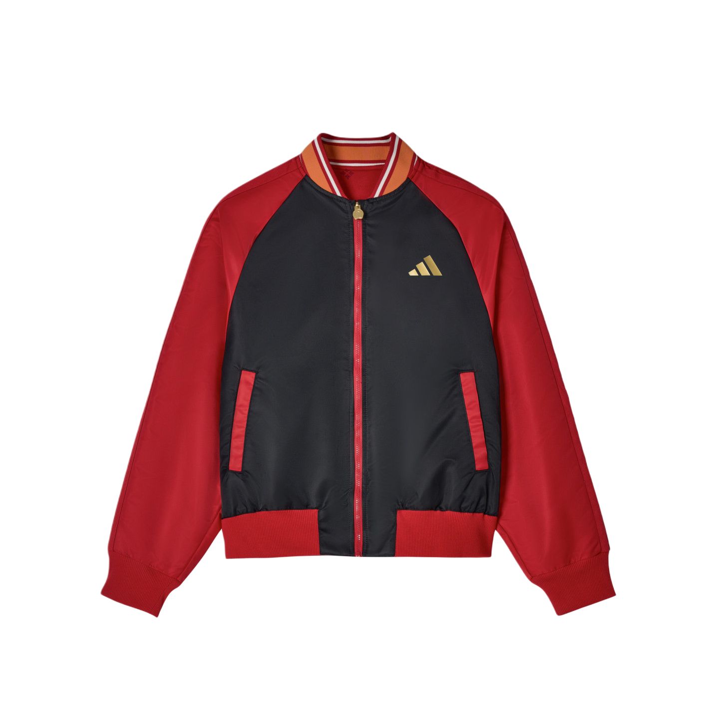 Мальчиковая куртка adidas двусторонняя (черная)