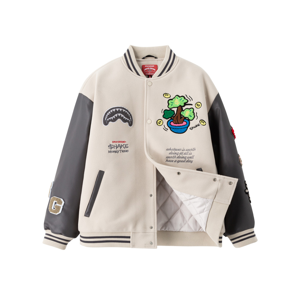 Куртка SPRAYGROUND Shark Mouth Bomber (черная)