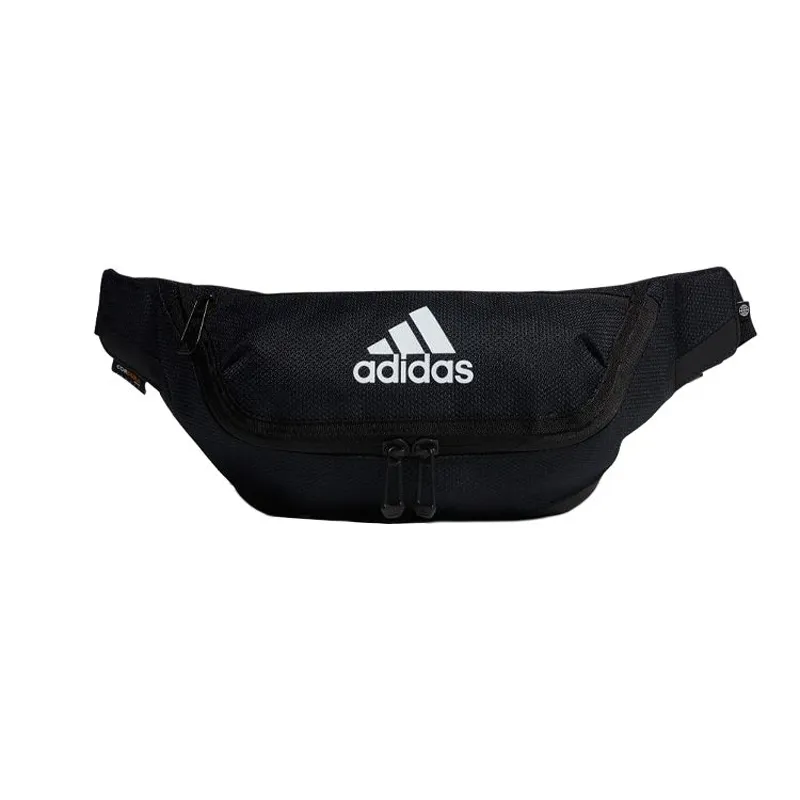 Adidas Recycled Material Polyester Gym Bag, Fanny Pack Regular Unisex Black